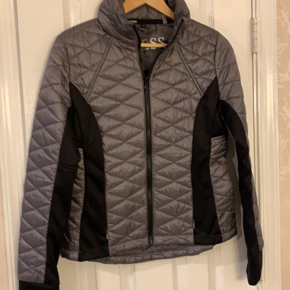 Beautiful gray & black Guess jacket